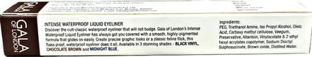 Gala Of London Intense Eyeliner - Chocolate Brown