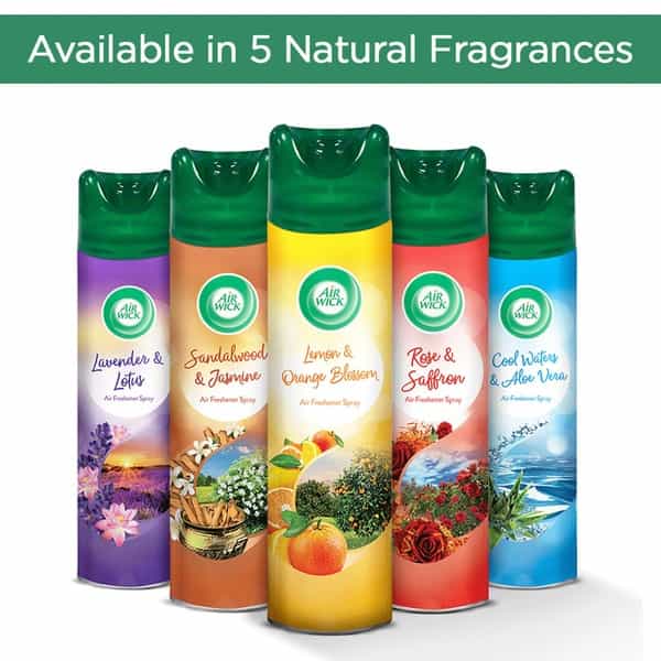 Airwick Room Air Freshener Spray - Lemon & Orange Blossom - 245Ml