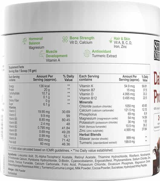 Sheneed Plant Based Daily Womens Protein Drink With 21+ Nutrients For Women -300Gm