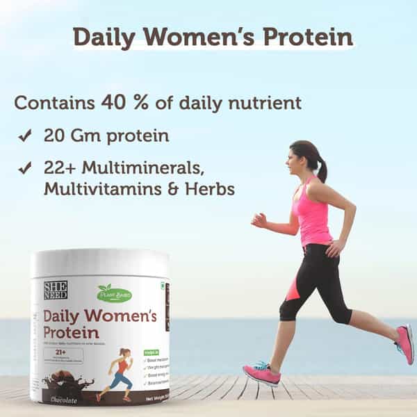 Sheneed Plant Based Daily Womens Protein Drink With 21+ Nutrients For Women -300Gm