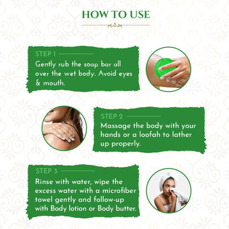 Khadi Essentials Aloe Vera Herbal Handmade Soap For Deep Nourishment - 100gm*Pack Of 3