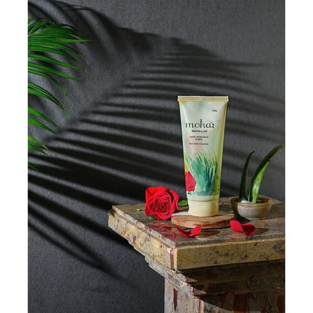 Moha Aloevera Gel 200gm ( Buy 200gm Aloe Vera Gel And Get 100gm Free)