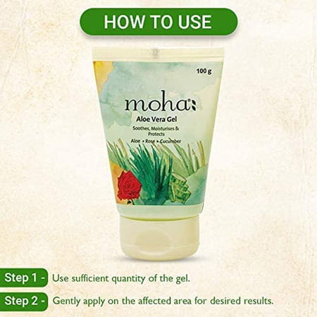 Moha Aloevera Gel 200gm ( Buy 200gm Aloe Vera Gel And Get 100gm Free)