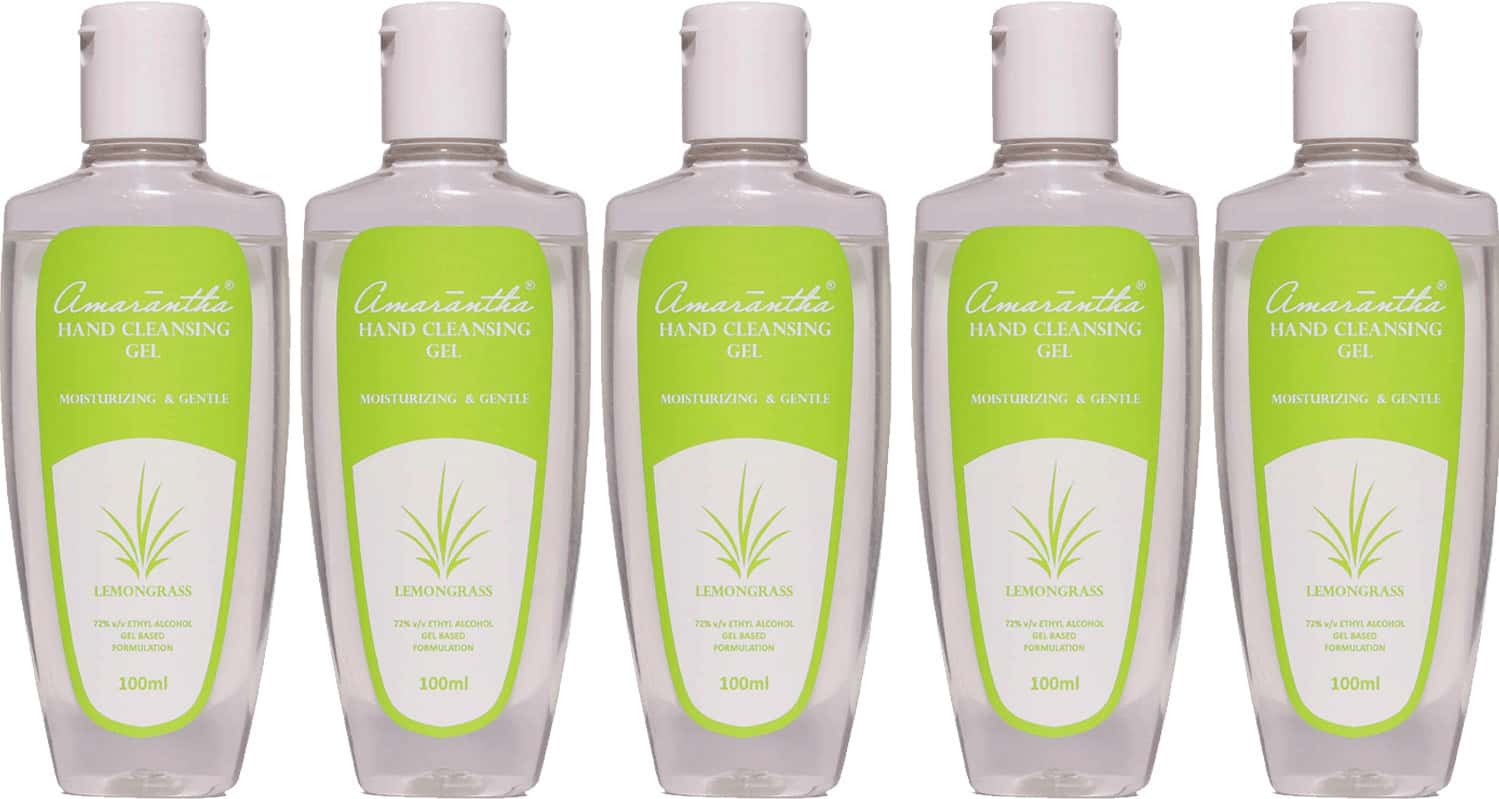 Amarantha Hand Cleansing Gel (Pack Of 5)