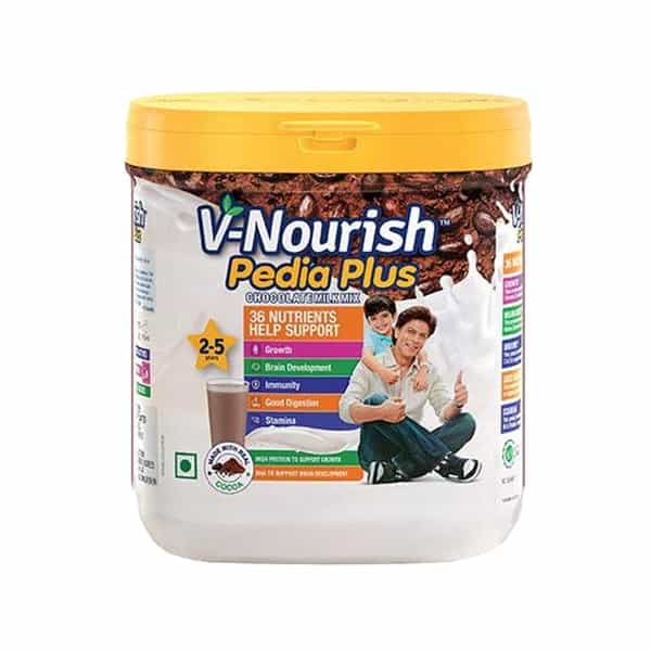V-Nourish Pedia Plus Chocolate Child Nutrition Drink (2-5 Years) Jar Of 200 G