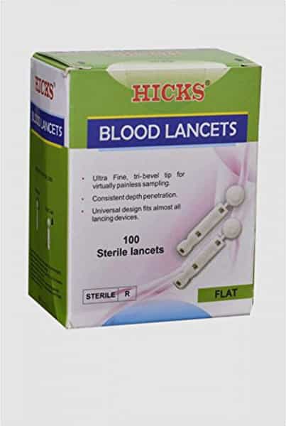 Hicks Flat Blood Sterile Lancets
