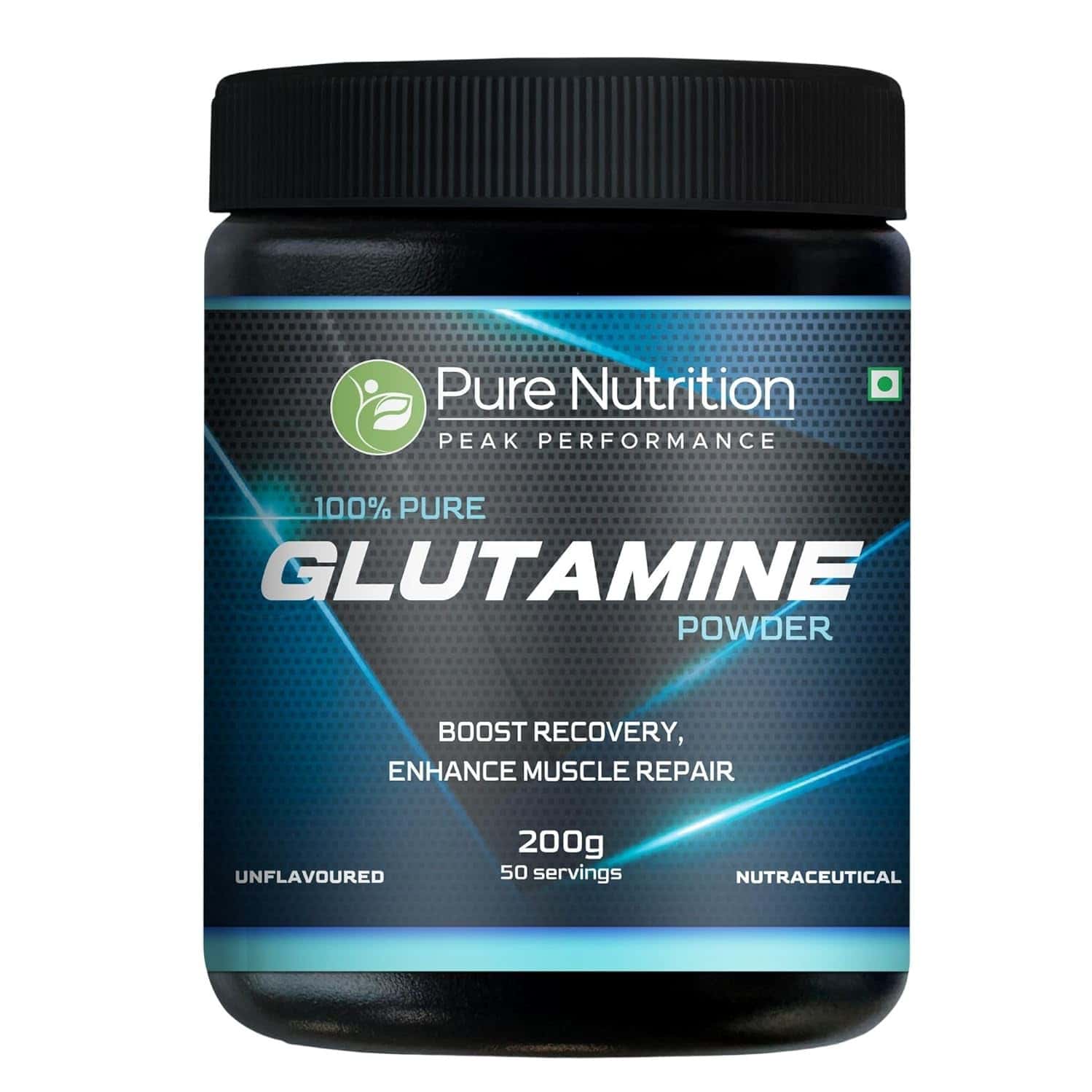 Pure Nutrition Glutamine Powder | Post Workout Supplement Amino Acid|unflavoured|25mg Serving | 200g