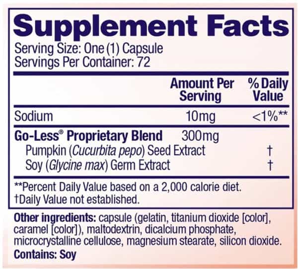 Azo Bladder Control Capsules Adults Go Less Formula 72 Capsules