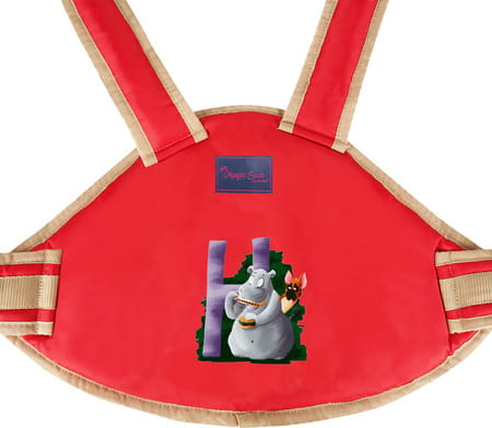 Magic Seat- 2 Wheelerkids Safety Seat Belt/Kids Carrier Protection For 2 Wheelers (Red-Alphabet H)