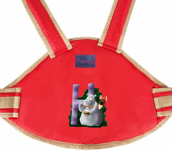 Magic Seat- 2 Wheelerkids Safety Seat Belt/Kids Carrier Protection For 2 Wheelers (Red-Alphabet H)