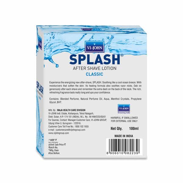 Vi-John Splash Aftershave Lotion 100Ml