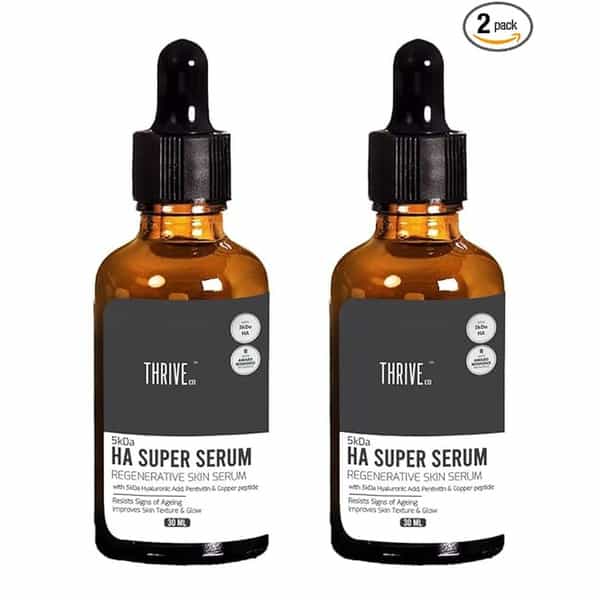 Thriveco 5Kda Hyaluronic Acid Super Skin Serum 30Ml X Pack Of 2