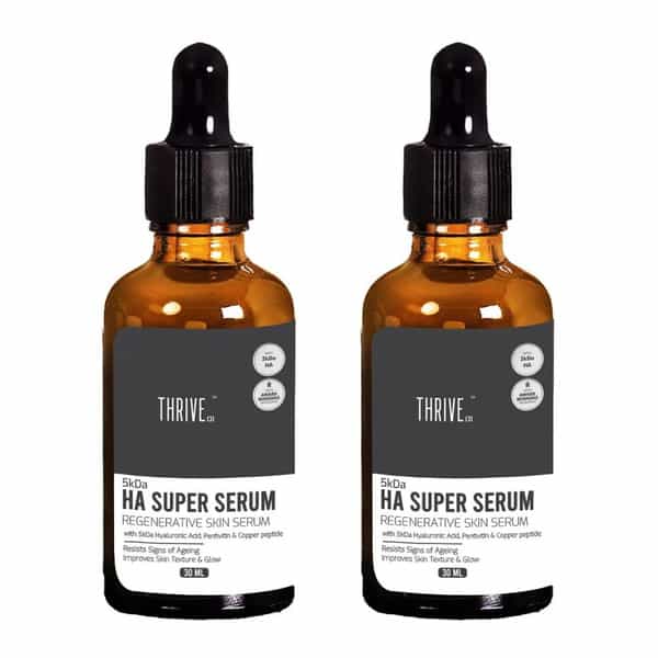 Thriveco 5Kda Hyaluronic Acid Super Skin Serum 30Ml X Pack Of 2