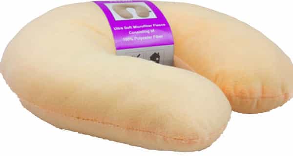Viaggi Feather Soft Microfibre Pillow- Light Orange