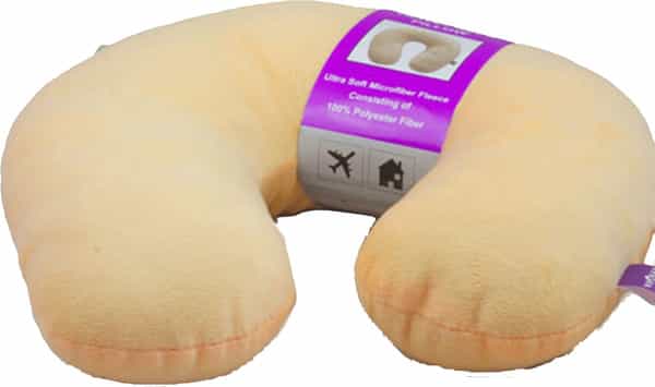 Viaggi Feather Soft Microfibre Pillow- Light Orange