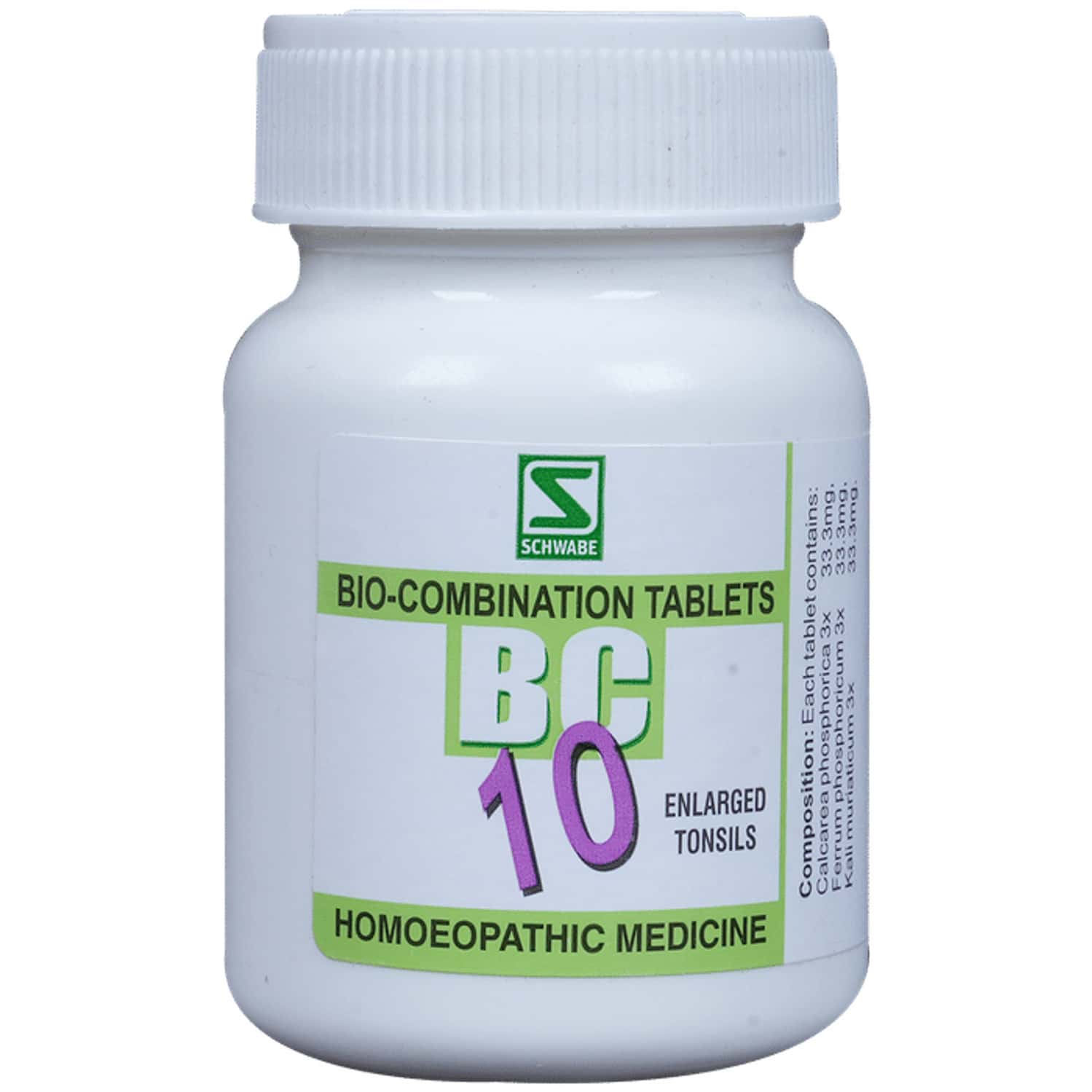 Dr. Willmar Schwabe India Bio-combination 10 (bc 10) Tablet 20 No's