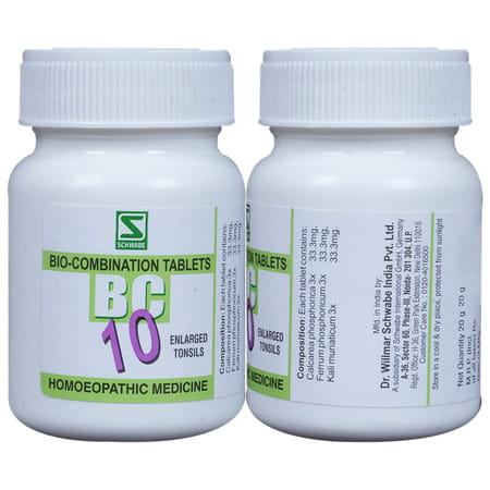 Dr. Willmar Schwabe India Bio-Combination 10 (Bc 10) Tablet 20 No's