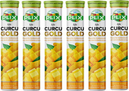 Plix Curcu Gold 15 Effervescent Tablets Pack Of 1 Bottle
