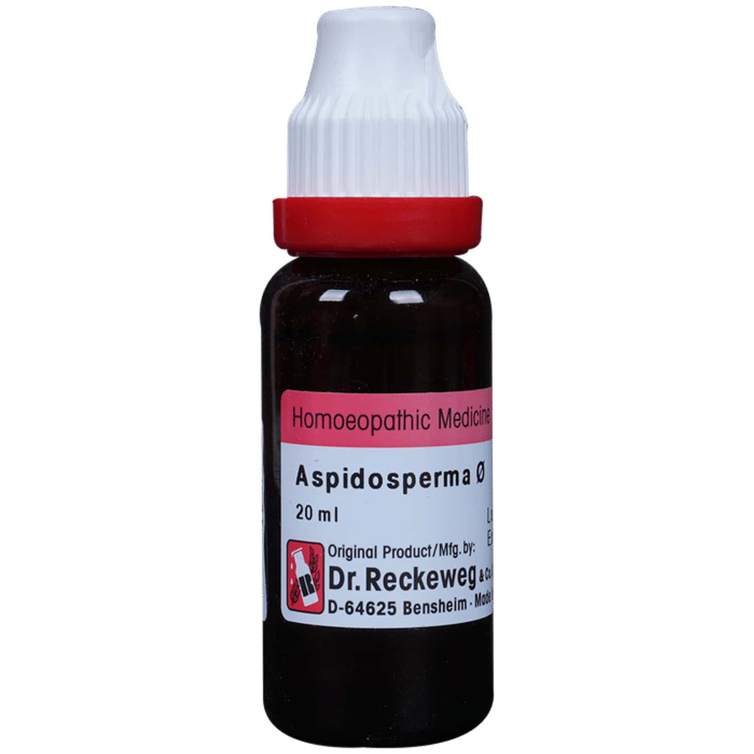 Dr. Reckeweg Aspidosperma Mother Tincture Q 20 Ml