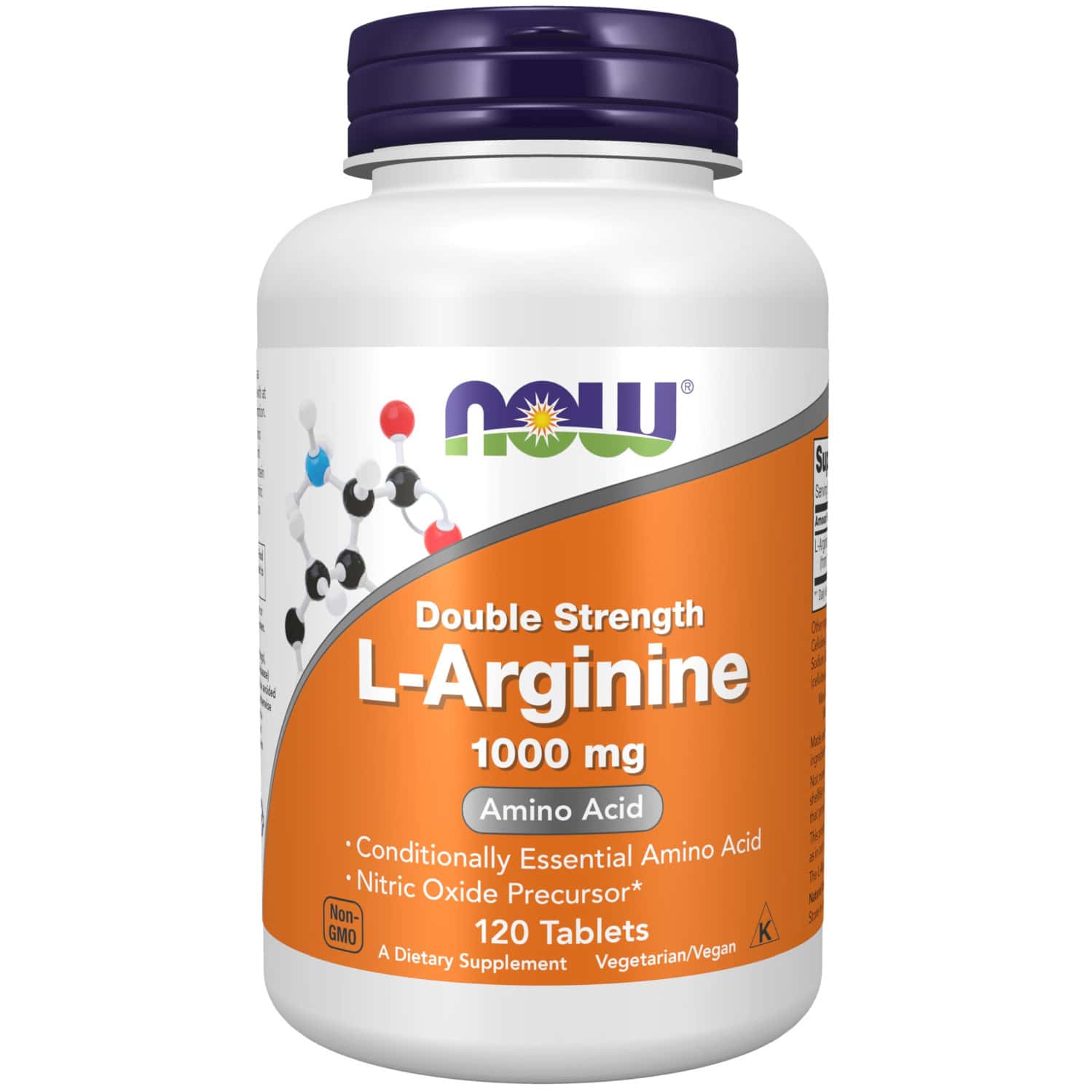 Now Foods Supplements | L-arginine 1 |000 Mg | Nitric Oxide Precursor* | Amino Acid | 120 Tablets