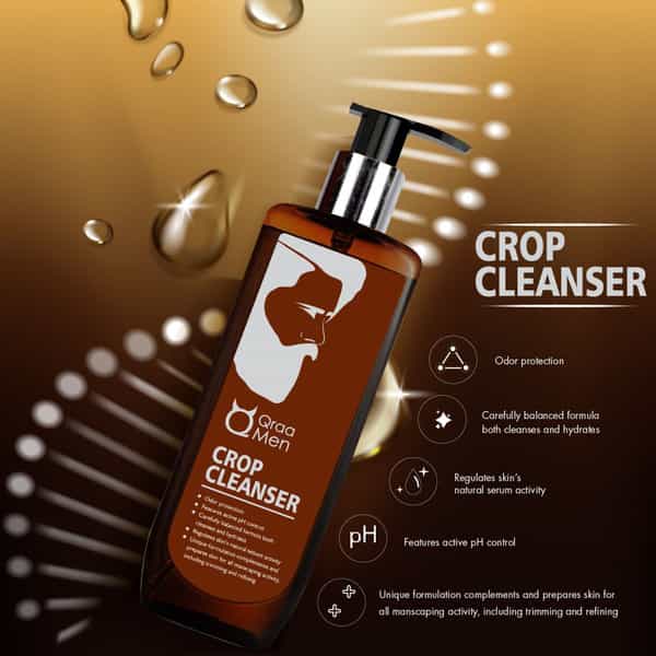 Qraa Men Crop Cleanser- Hygiene Wash For Men With Tea Tree Oil -200 Ml