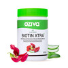 Oziva Plant Based Biotin Xtra Capsules (With Keratin Builder) For Hair Repair & Regen(60 Capsules)