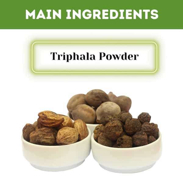 Ved Tattva Triphala Powder - 1 Kg (Amla Harad Baheda) For Healthy Digestion