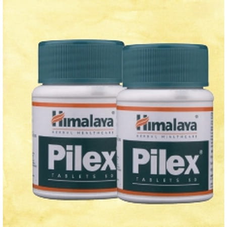 Himalaya Pilex Bottle Of 60 Tablets (Pack Of 2)