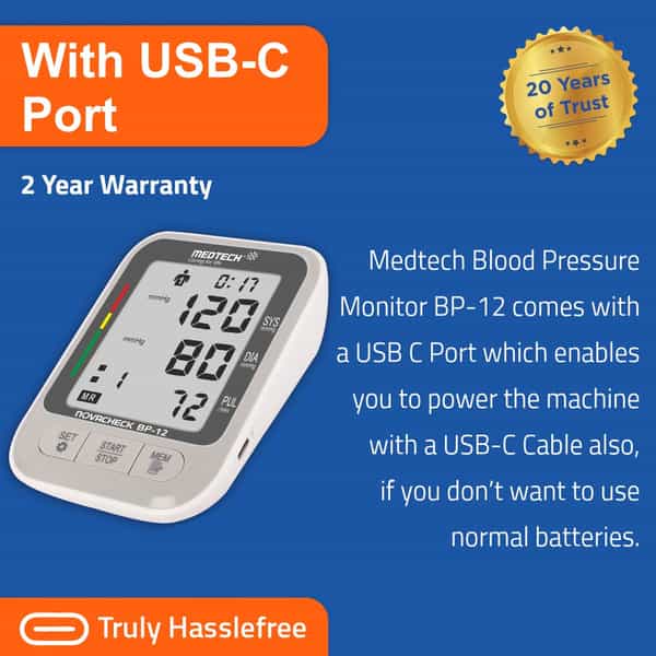 Medtech Blood Pressure Monitor Bp12