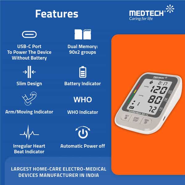 Medtech Blood Pressure Monitor Bp12