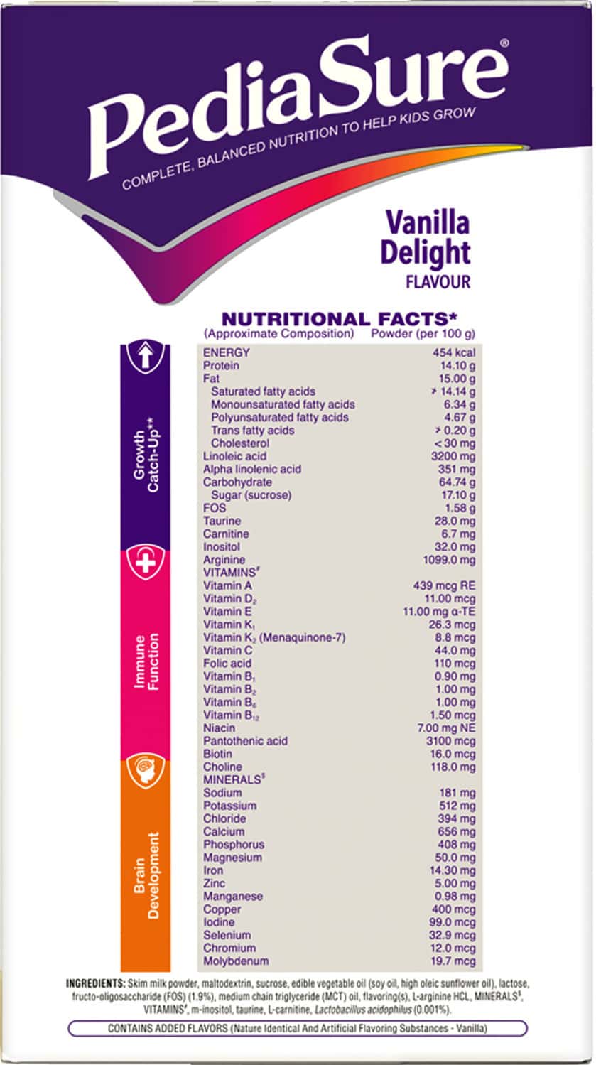 Buy PEDIASURE COMPLETE BALANCED NUTRITION TO HELP KIDS GROW 750 GM