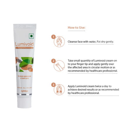Lumivoid Ultra Reduces Intensity Of Dark Spots & Brightens Skin Tube Of 15gm Cream