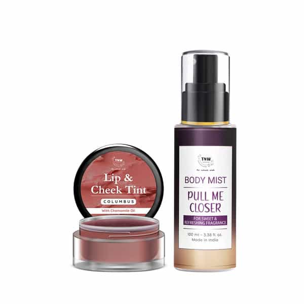 Tnw The Natural Wash Combo With Pull Me Closer Body Mist And Columbus Lip & Cheek Tint