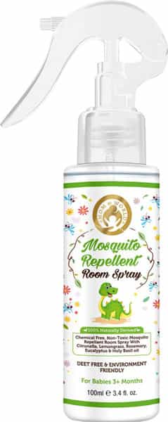 Mom & World Baby Mosquito Repellent Room Spray - 100% Naturally Derived 100 Ml