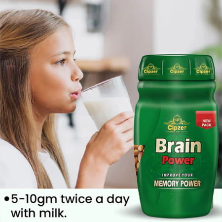 Cipzer Brain Power Prash|Improves Your Concentration Power(Pack Of 1)-400 Gm