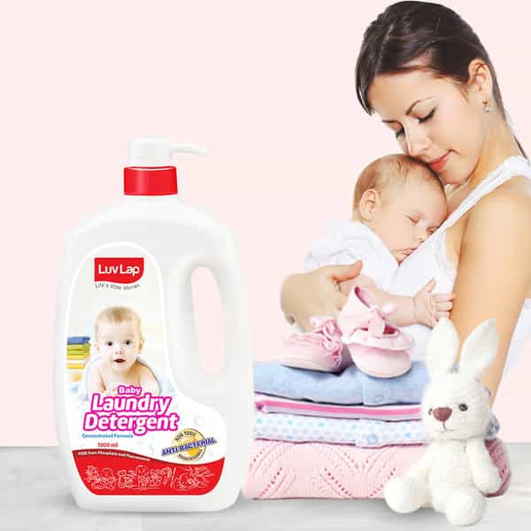 Luvlap Baby Laundry Liquid Detergent Food Grade 1000Ml