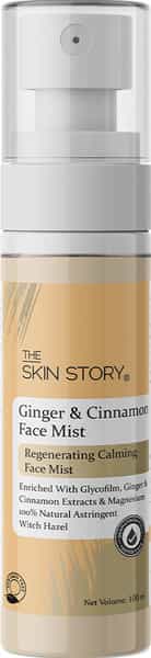 The Skin Story Ginger Cinnamon Calming Face Mist With Magnesium For Primple Acne Prone Skin 100Ml