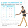 Vissco Varicose Vein Stockings For Leg Compression To Improve Blood Circulation- Medium (Beige)