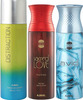 Ajmal 1 Distraction For Men & Women,1 Sacred Love For Women And 1 Avid For Men Deodorants Each 200Ml