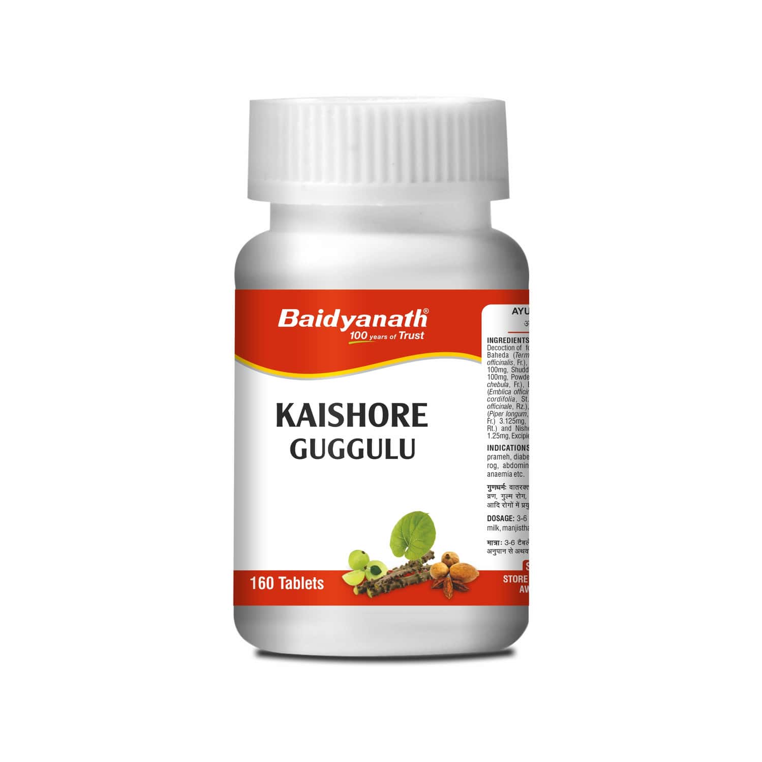 Baidyanath Ayurved Kaishore Guggulu 160 Tabs | Pediatric Wellness Support