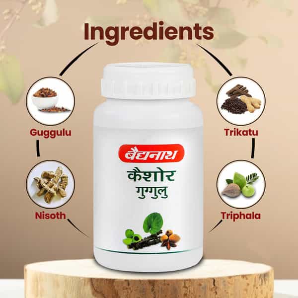 Baidyanath Ayurved Kaishore Guggulu 160 Tabs | Pediatric Wellness Support