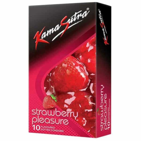 Kamasutra Strawberry Condom 10 No's