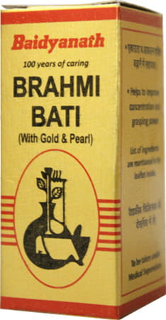 Baidyanath Asli Ayurved Brahmi Bati Gold 10 Tablets - Mind Wellness