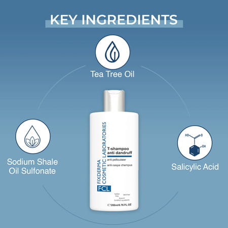 Fcl T-Shampoo Controls Recurrence Of Dandruff & Psoriasis | 200 Ml