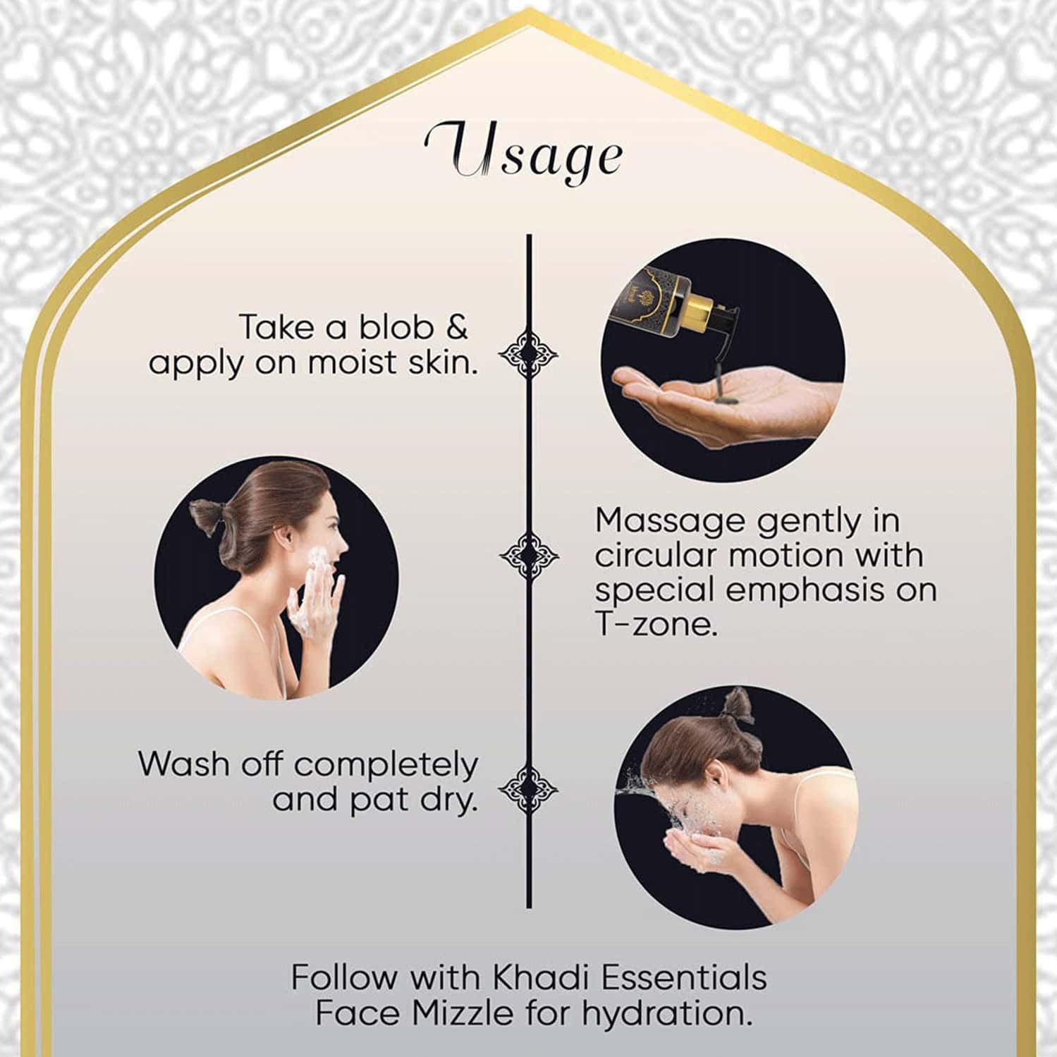 Buy KHADI ESSENTIALS CHARCOAL FACE CLEANSER BOTTLE OF 200ML Online