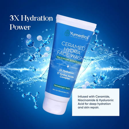 Yumedics Ceramed Hydra Face Wash - 100Ml