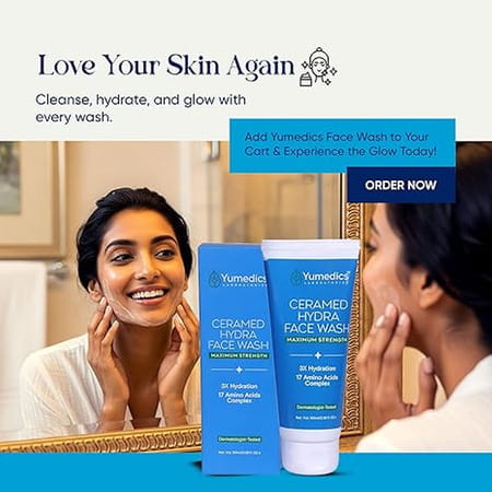 Yumedics Ceramed Hydra Face Wash - 100Ml