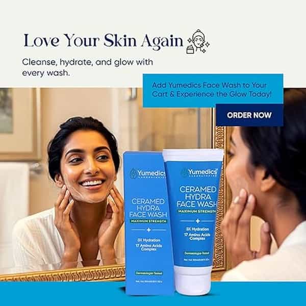 Yumedics Ceramed Hydra Face Wash - 100Ml