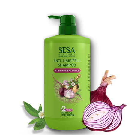 Sesa Ayurvedic Anti Hairfall Shampoo Reduces Hairfall Made With Ayurvedic Herbs Paraben Free 1000ml