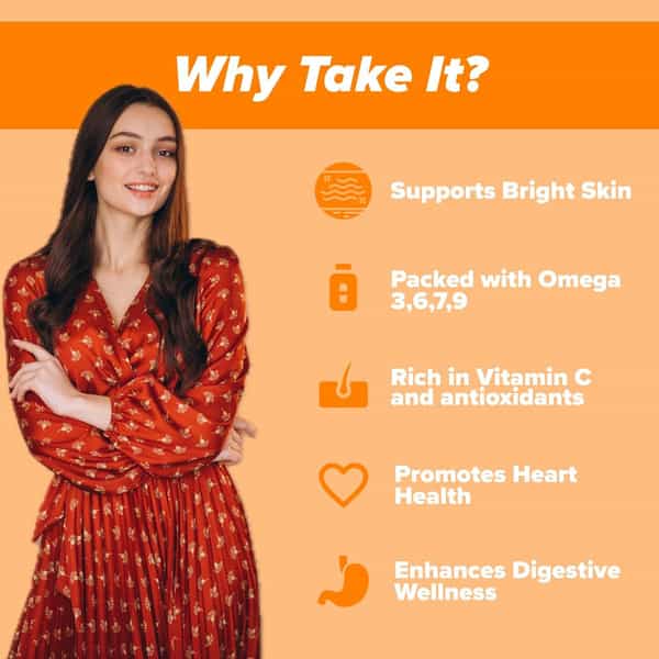 Daily All Day Himalayan Sea Buckthorn Berry Pulp Concentrated Juice 500 Ml X 2